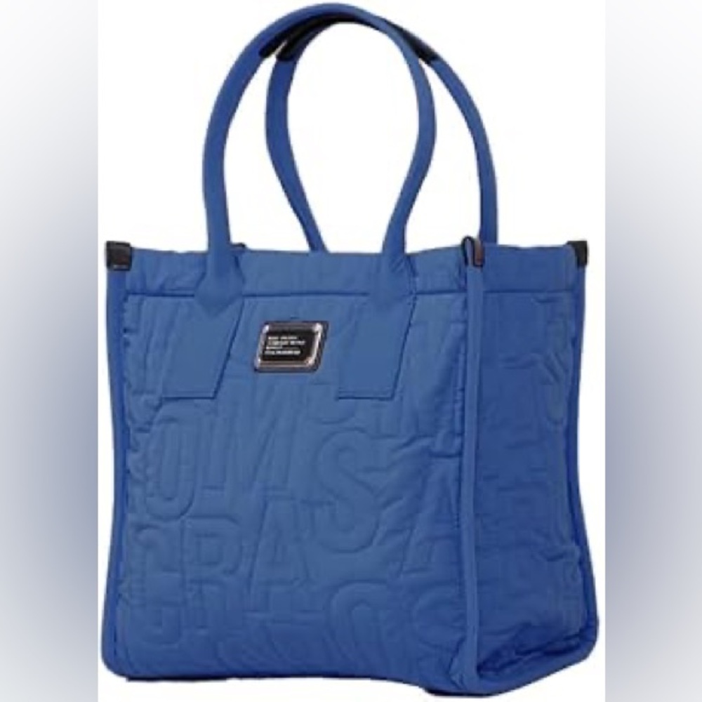 Marc Jacobs Blue Quilted Tote Bag
